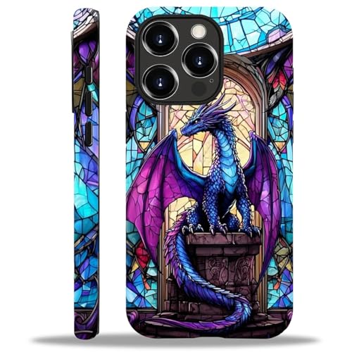 Coque iPhone 13 Pro silicone motif fou vitrail protection antichoc intégrale