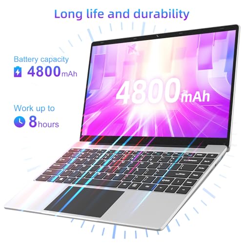 Image of jumper Laptop 14 Inch, 12GB RAM 256GB SSD, Laptop Computer with Celeron N4100 CPU, FHD 1920x1080 Display, 35.52WH Battery, 2.4G+5G WiFi, BT4.0, 2 Speakers, Portable Student Laptops.