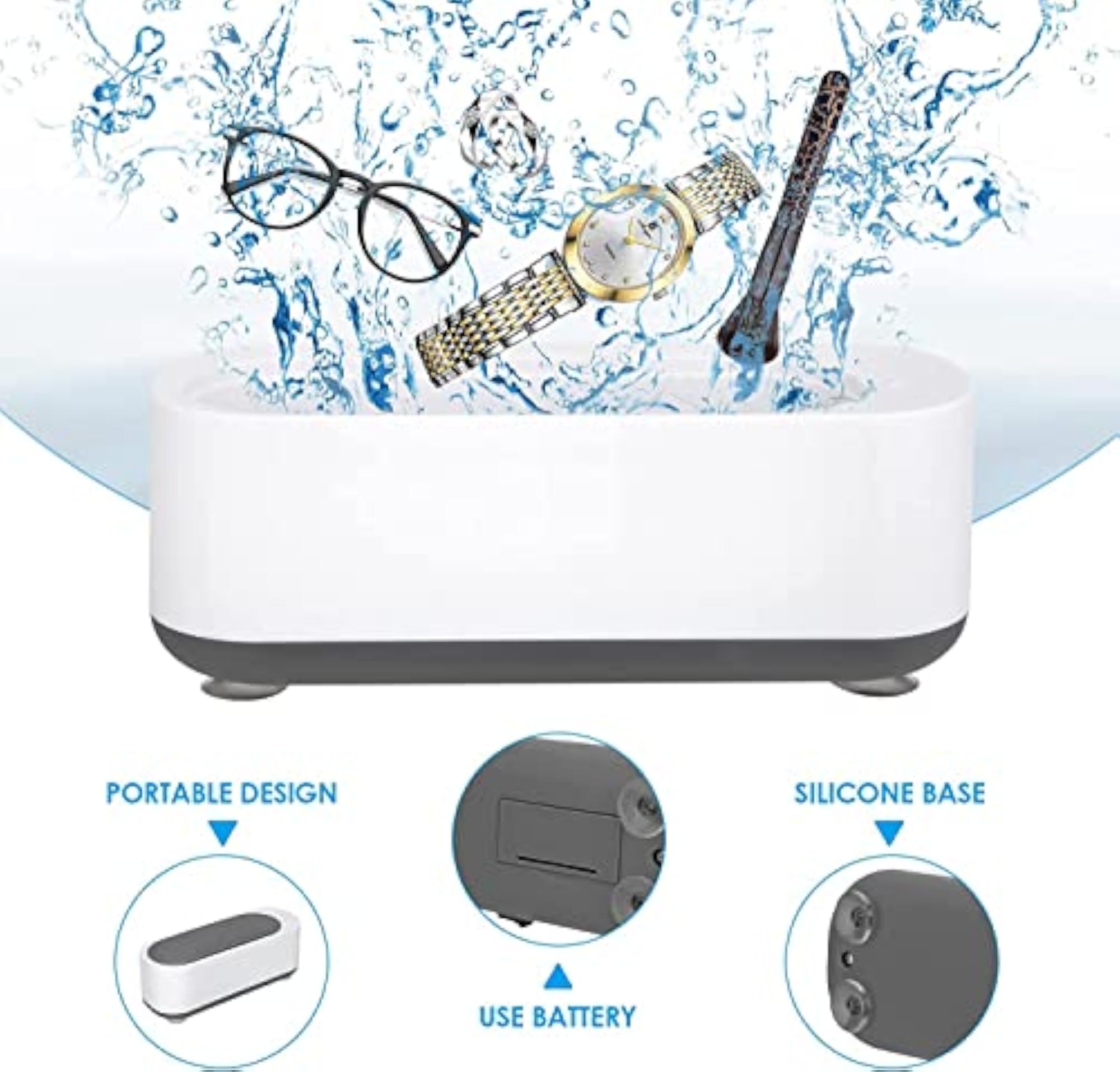 Ultrasonic Jewelry Cleaner for All Jewelry