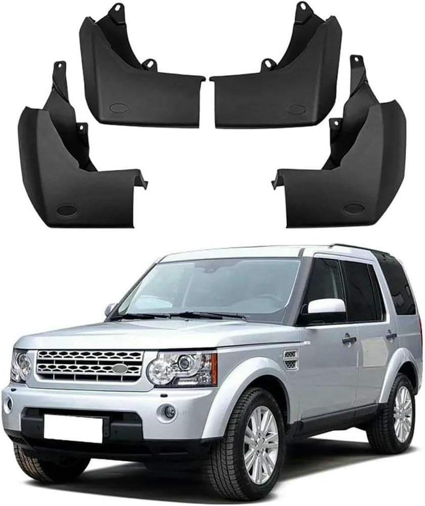4 Pcs Splash Guards Wheel Mudflaps for Rover Discovery 4 2009-2016 Car Front Rear Rubber Splash Guards