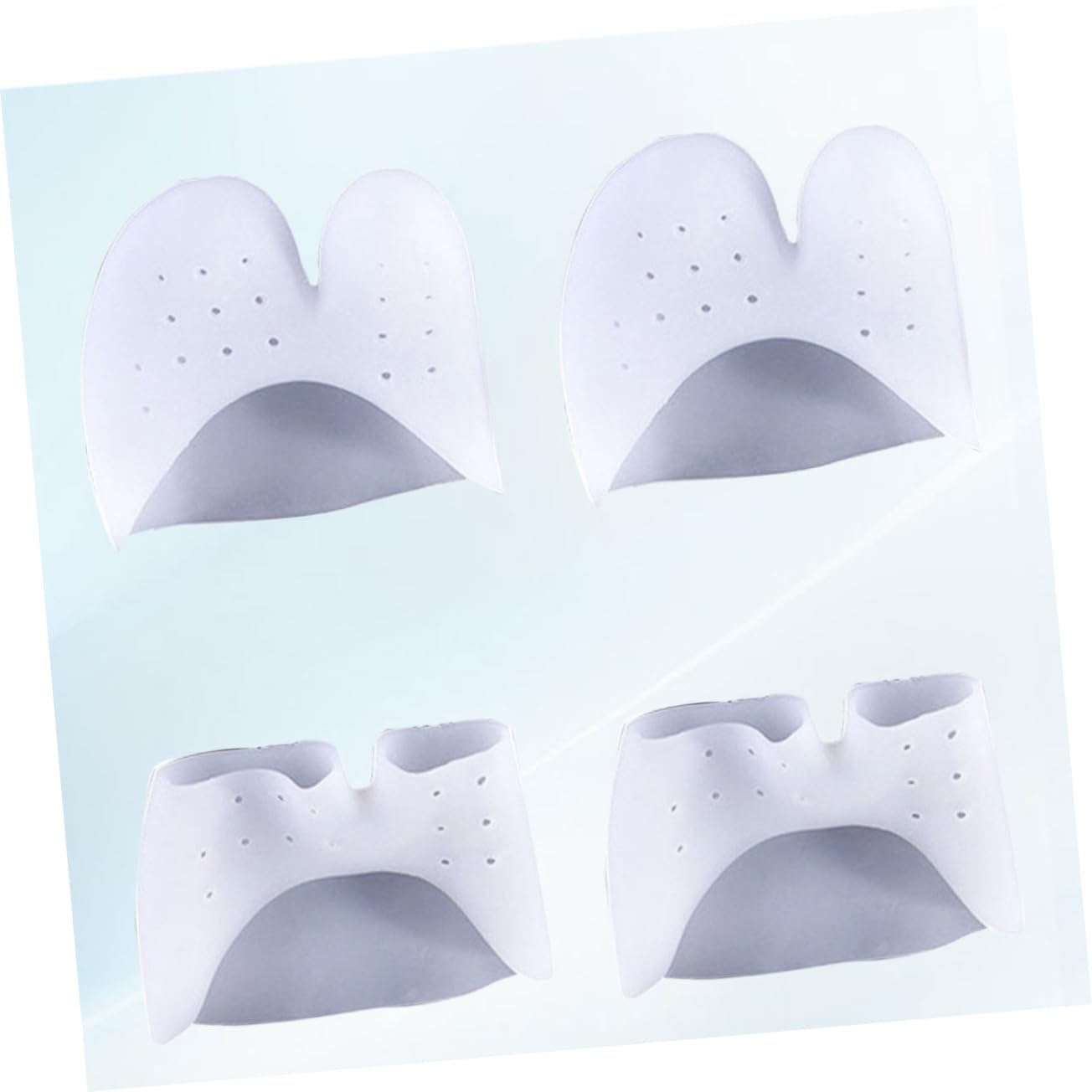 2pairs Toe Protectors for Women Toe Separators Foot Pads Shoe Protectors