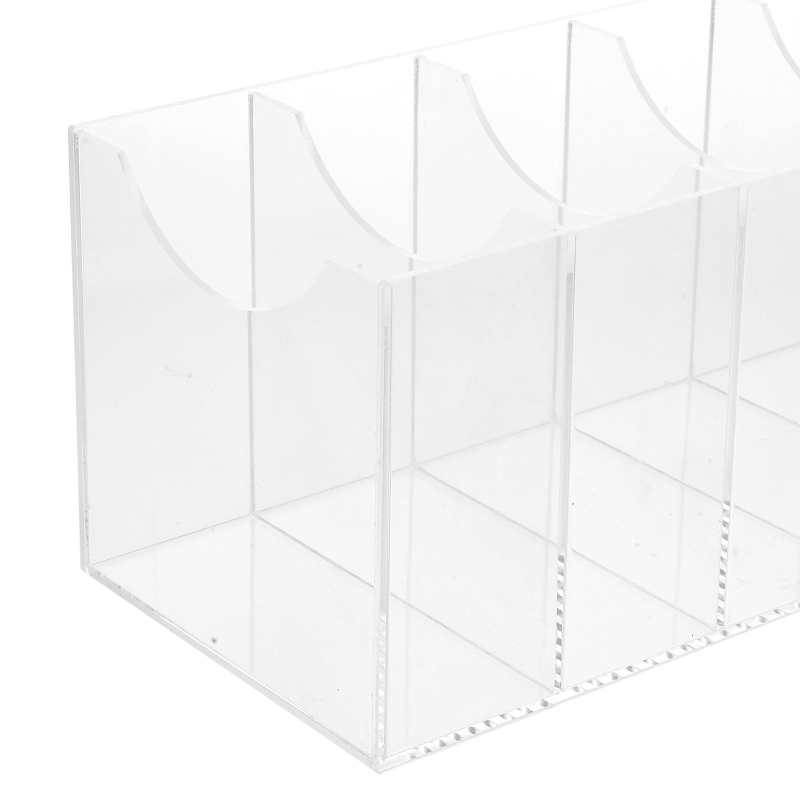 Gürtel Aufbewahrungsbox aus Acryl, Transparent mit 7 Fächern | Schreibtisch und Kleiderschrank Schubladen, Moderner Minimalismus, Durchsichtiger Organizer für Gürtel