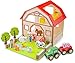 New Classic Toys 10850 - Casa della fattoria, in legno, multicolore