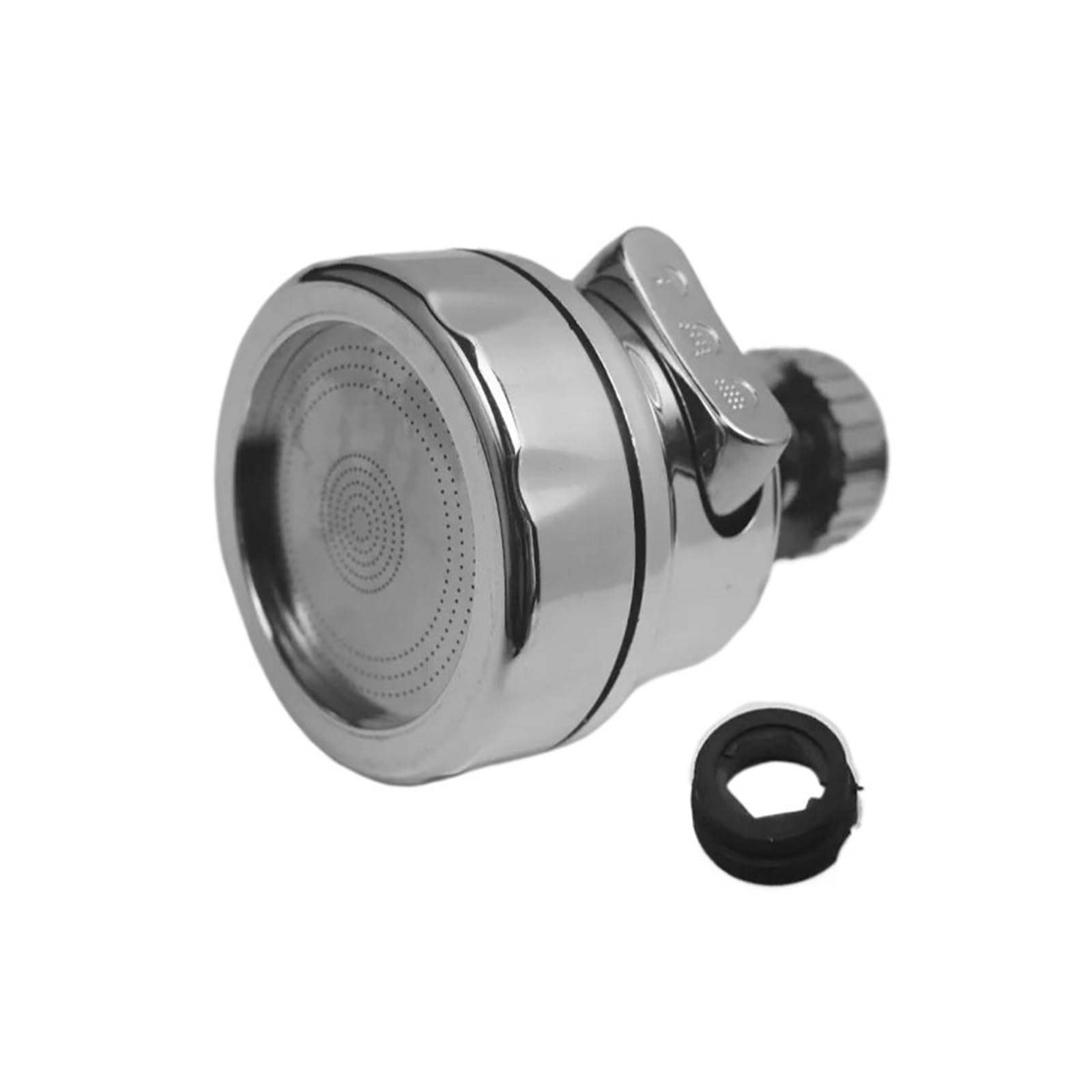 Mdsrfgn Short Tap Nozzle Tap Nozzle Kitchen Sink Faucet Booster Sprayer Head 3 Water Outlet Modes 360-Degree Rotation