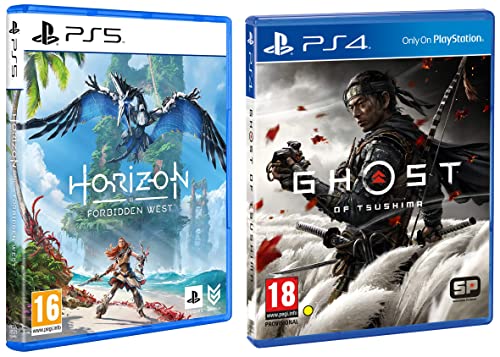 Image of Horizon Forbidden West | Standard Edition | PS5 Game & Ghost of Tsushima | PS4 Game (PlayStation 4)