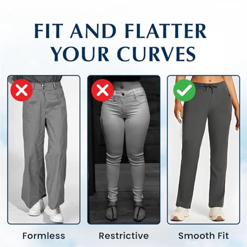 Comfys Fit Stretch Active - Women's Ultra Stretch Breathable Casual Quick Drying Comfy Fit Pants Over 504