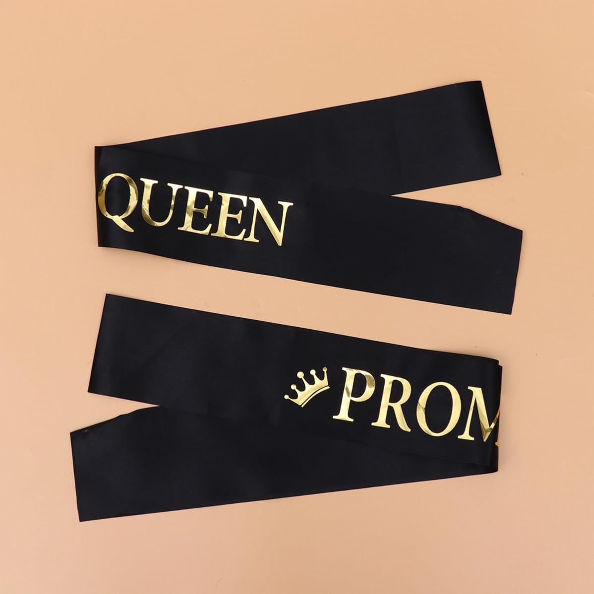 2pcs Graduation Shoulder Girdle Black Cloth Reusable Shoulder Straps for Prom and Graduation Ceremonies, Easy to Put and Take, Stylish Graduation Party Accessories