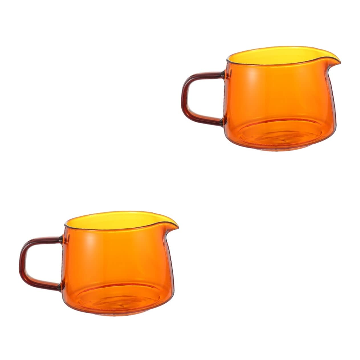 FUNOMOCYA 2 Pcs Glass Pot Kettle Versatile Espresso Pitcher Portable Stove Top Coffee Maker