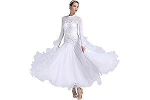 Professional Ballroom Dance Dress: Twinkling in Elegance and Grace
