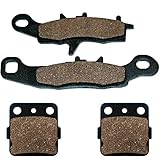 Front & Rear Brake Pads Compatible With Kawasaki Kx100 Kx-100 Kx 100 1997-2017