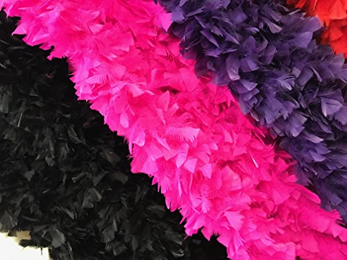 2 Yards - Lime Green Turkey Medium Weight Marabou Feather Boa 25 Grams Halloween Costume Party Supply | Moonlight Feather #TOP4