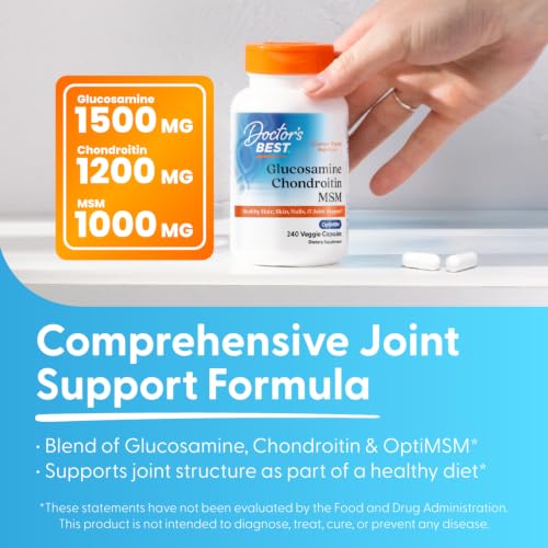 Doctor's Best Glucosamine Chondroitin MSM with OptiMSM