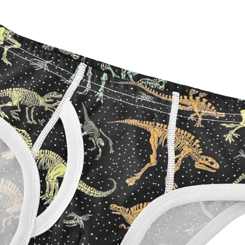 Dinosaur Skeleton Skull Toddler Boy's Underwear 2T 202c01174