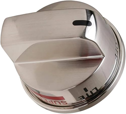 Miniatura 4 de EBZ37189609 - Pomo de control de quemador de gasolina grande, fusibles de acero inoxidable para compatible con las mejores marcas reemplazan con