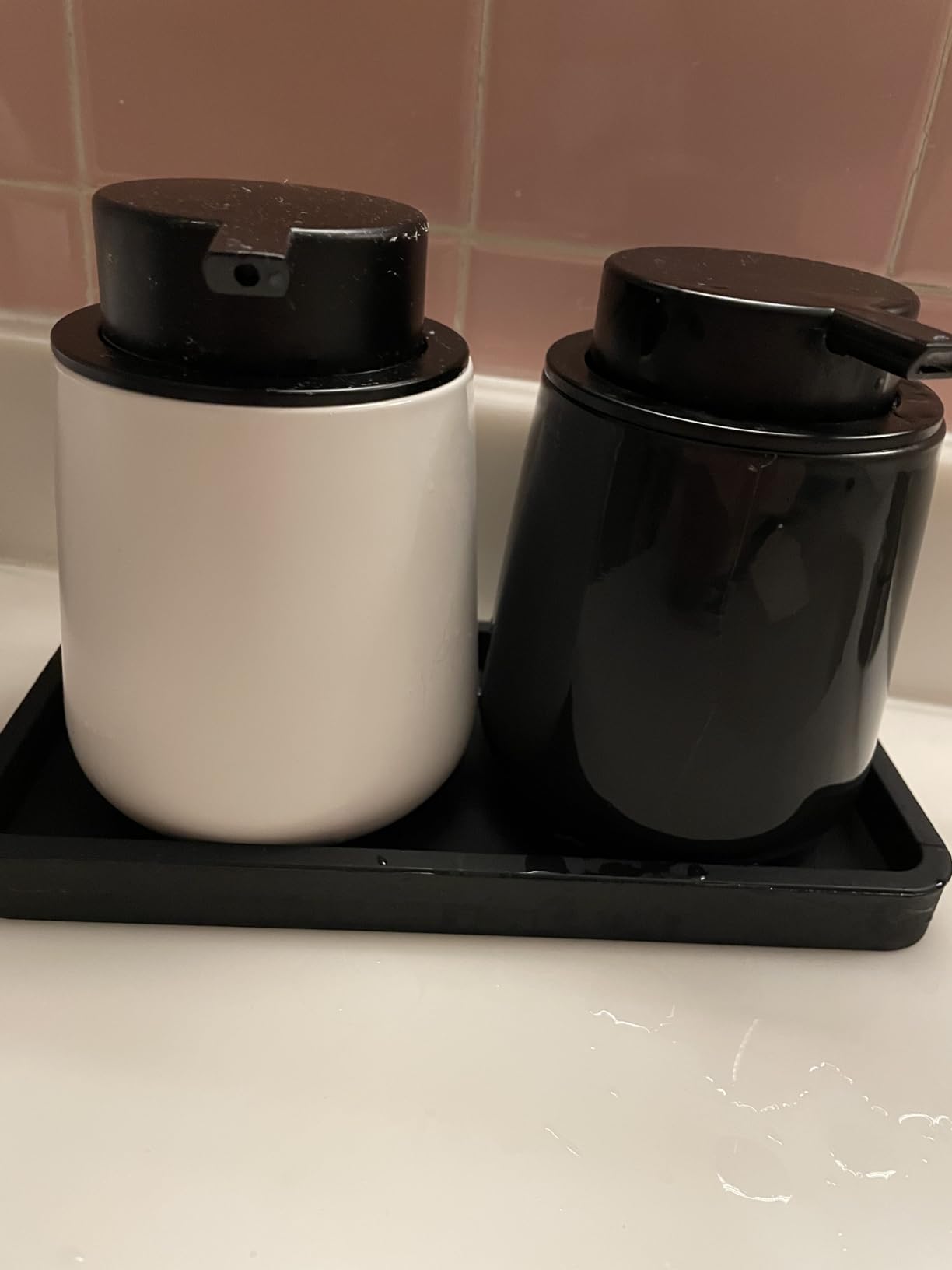 BosilunLife Marble 3-Piece Bathroom Set Recycled Ceramic Eco-Clay