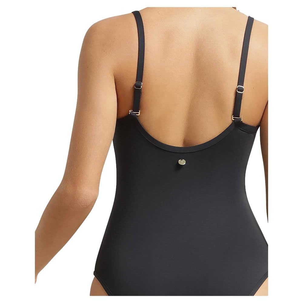 Dim Femme Maillot De Bain Menstruel X1 One Piece Swimsuit, Noir, XXS EU