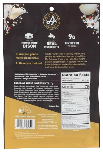 Image of Country Archer, Jerky Bison OrigInchal, 2 Ounce