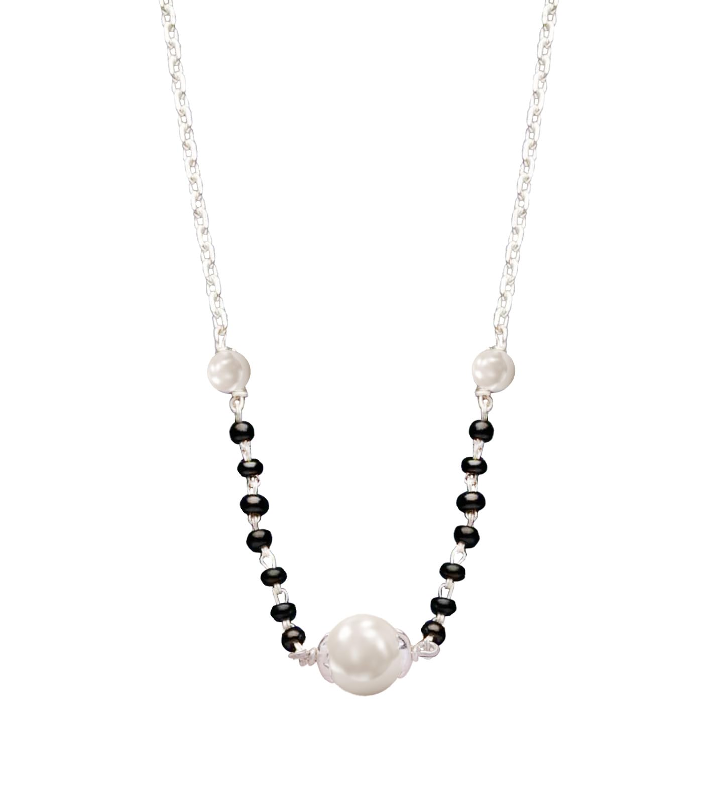 Gargi by P.N. Gadgil and Sons 925 Sterling Silver | Modern Pearl Mangalsutra | Gift for Wife & Women | With Certificate of Authenticity and 925 Stamp (B0D46RYHWC) Amazon Price History, Amazon Price Tracker