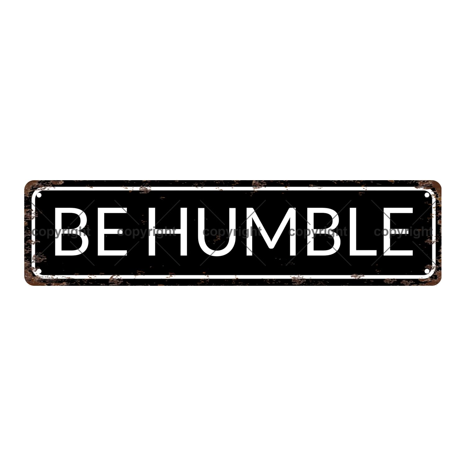 BE Humble Opinion Metal Tin Street Sign Bar Cafe Garage Cave Home Room Wall Bathroom Farmhouse Garden Porch Patio Decor,4x16 Inch