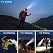 Rechargeable Headlamp,21 LED Headlamps,Headlight 10000 Lumen,Head Flashlight with 9 Modes,Waterproof Headlamps for Adults,Outdoor,Camping, Cycling, Hunting