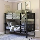 Top 10 Best Twin Bunk Beds Reviews & Comparison | Updated 12 DHP Dylan Twin Over Twin Bunk Bed, Espresso, Sturdy Wood Construction, Converts to 2 Twin Beds, Guard Rails, Step Ladder