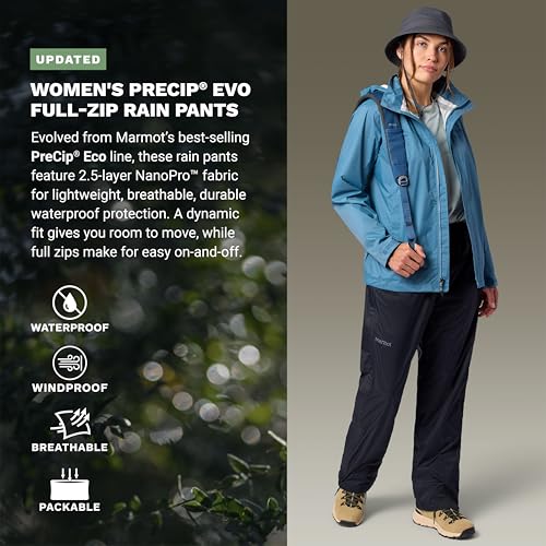Image of MARMOT Women's PreCip Evo Full Zip Rain Pant