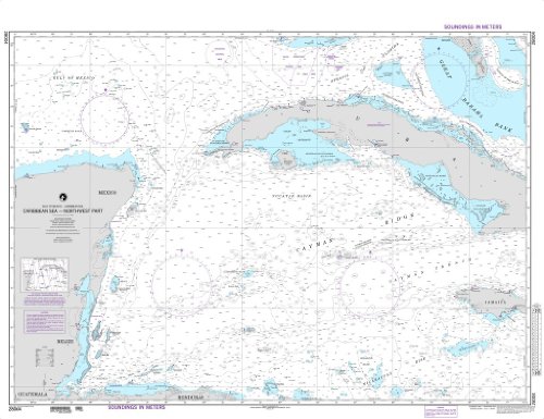 NGA Chart 28004: Caribbean Sea-Northwest Part (Loran-C)