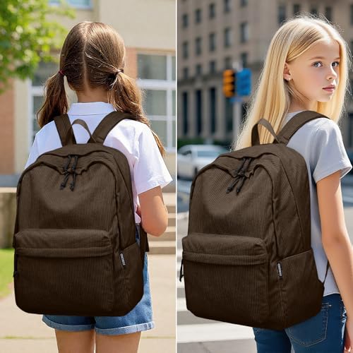 Image of ZUBOND Backpack for School Girls and Boys, Lightweight School Bookbag for Teens, College Students Women & Men, Cute Large Laptop Backpack Fits 15.6 Inch Notebook