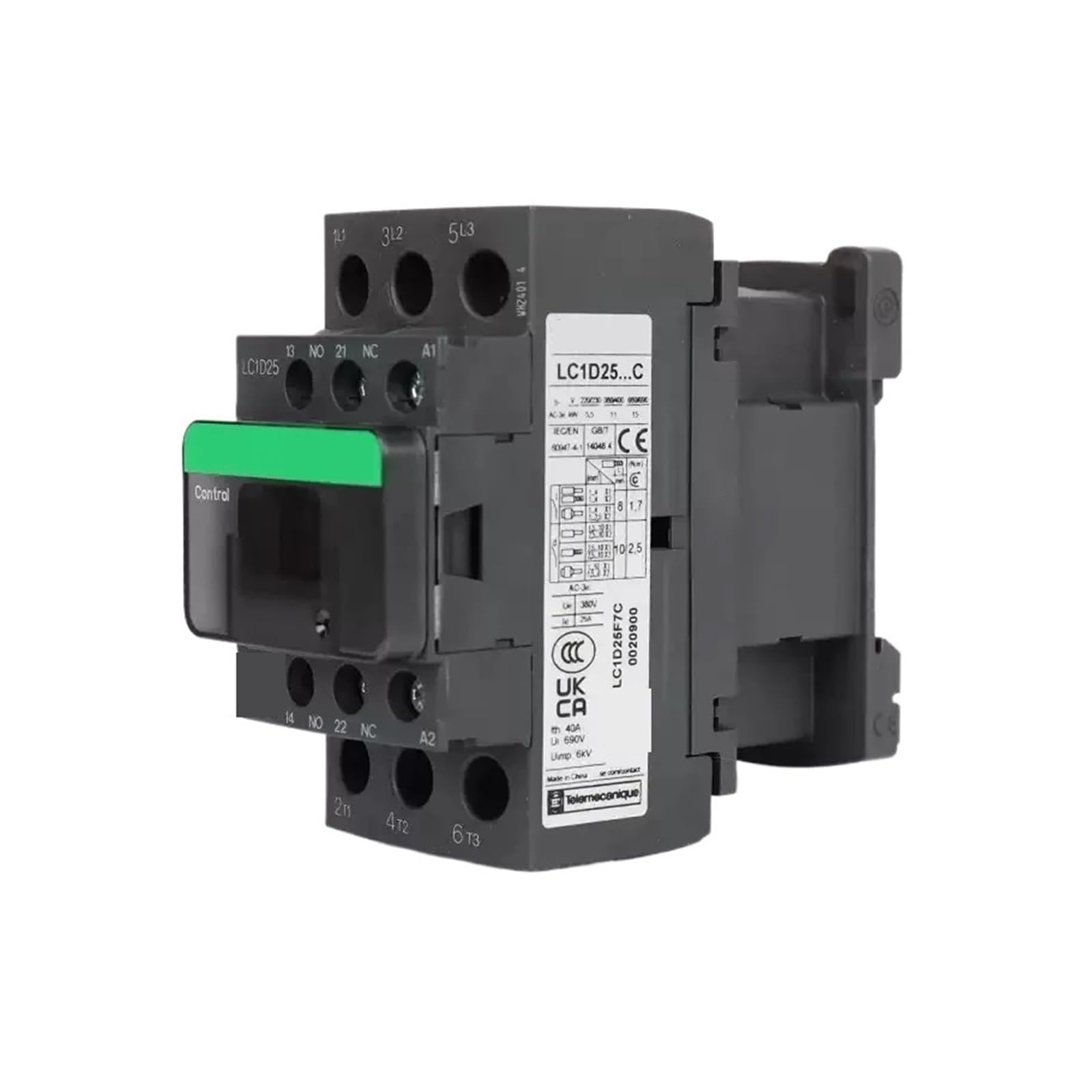 PVTLCYBI LC1D25M7C B7C CC7C E7C F7C Q7C P7C AC Contactor(LC1D25E7C AC48V)