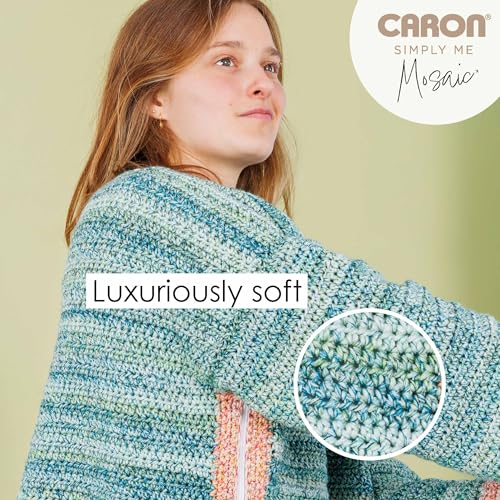 Caron Simply Me Merino Pale Wisteria Yarn - 3 Pack of 100g/3.5oz - 50% Acrylic, 50% Merino Wool - #3 DK (Light) - 215 Yards - Knitting/Crochet by Caron - Image 4