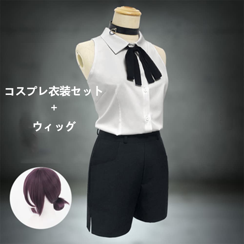 Amazon.co.jp: チェンソーマン コスプレ衣装 レゼ ウィッグ付き
