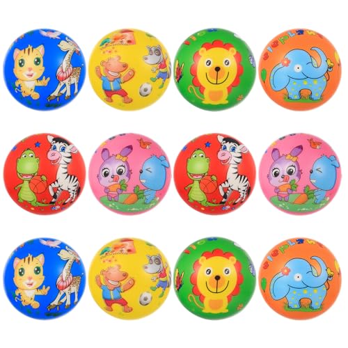 12 Stück Stressball Erwachsene, Anti Stress Bälle, Anti Stress Ball, Antistressballs, Antistressbälle Stressabbau Bälle für Mitgebsel Kindergeburtstag Gastgeschenke Kindergeburtstag Spielzeug Bälles