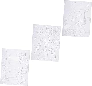 OSALADI 1 Conjunto De Adesivos De Parede De Espelho Escritório Por Carta Adesivos De Parede De Acrílico Adesivos De Espelho Adesivos De Pano De Fundo Da Família Adesivos De Parede De Sala