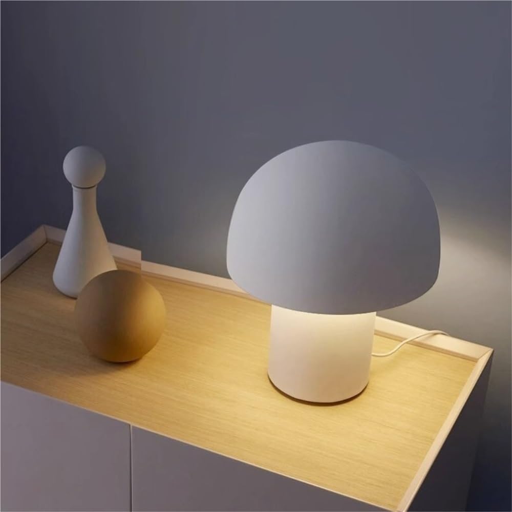 Lampada da tavolo a fungo, arredamento moderno con accento minimalista