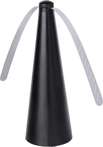 Miniatura 1 de Ventilador matamoscas (alimentado por USB o AA), repelente para exteriores e interiores, portátil, ventilador giratorio de mesa con cuchillas