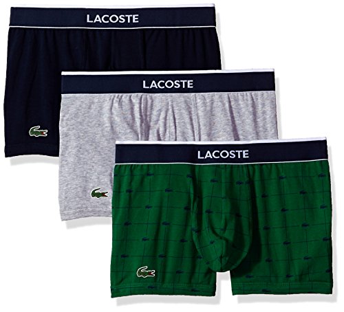 Lacoste Men's 3 Pack Signature Trunk