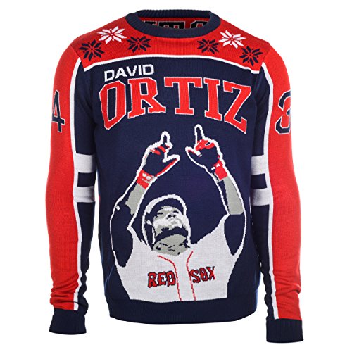 FOCO Boston Red Sox Ortiz D. #34 2015 Player Ugly Sweater Medium