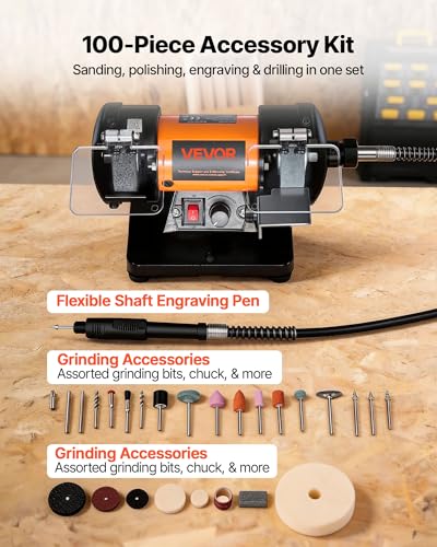 VEVOR High-Speed Bench Polisher