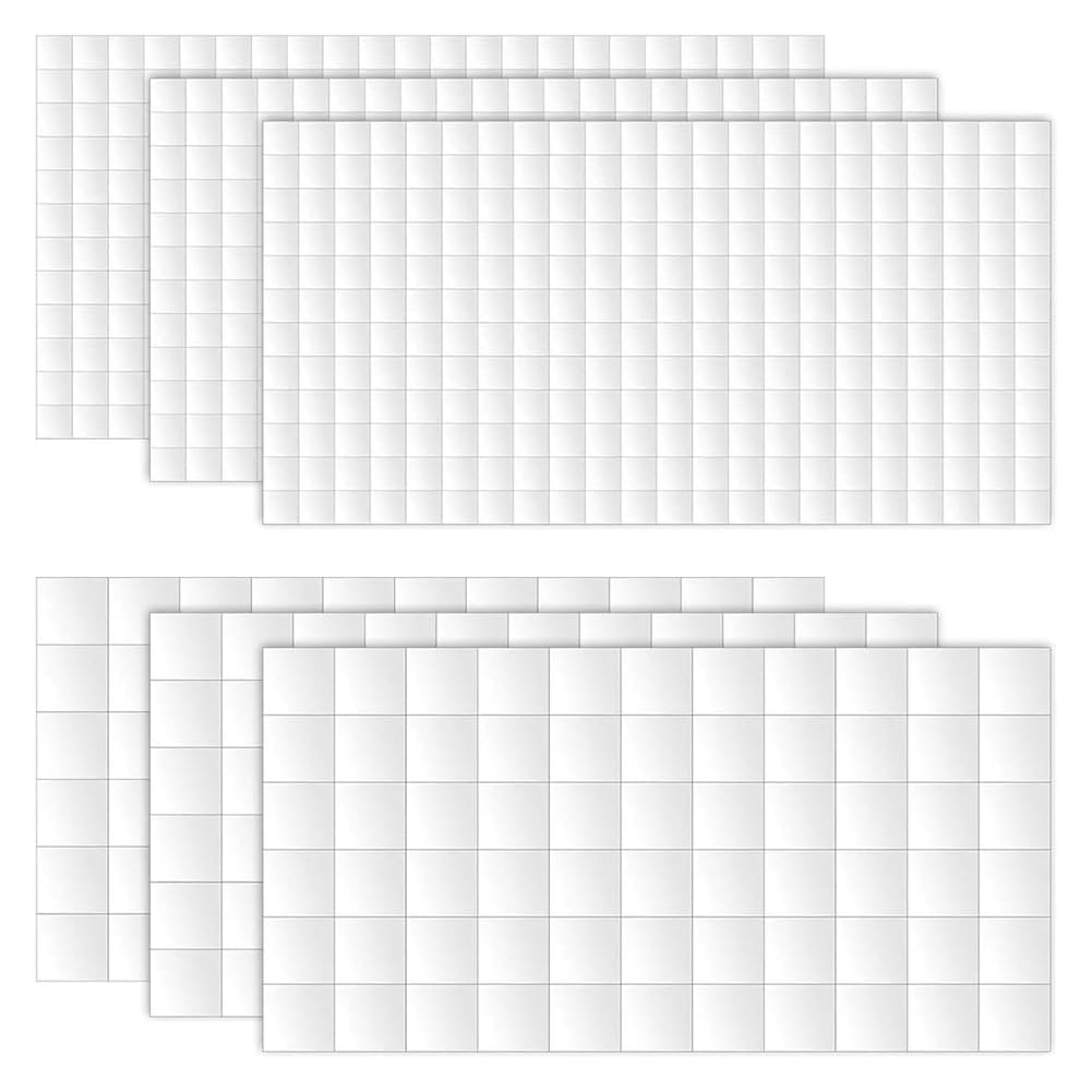 Xnuiasqe Double Sided Sticky Foam Pads- For Crafting, Scrapbooking, Diy Projects, Art& Home Decor 990 Pcs