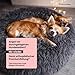 Wahre Tierliebe Hundebett Fluffy Wolke - Das Original, mit waschbarem Bezug Hundekissen, Hundekorb, Flauschiges Hundebett für große, mittelgroße & kleine Hunde