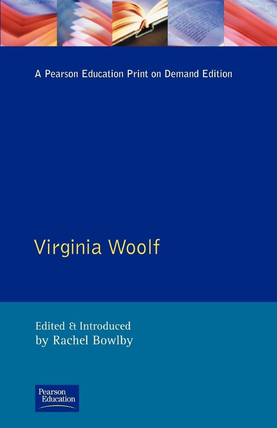 Virginia Woolf (Longman Critical Readers),Dr Rachel Bowlby