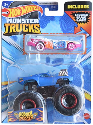 Hot Wheels Rodger Dodger with Crushed Car