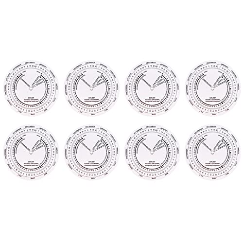 Schwangerschaftsrad, 8 Stück Schwangerschaftsrechner, Geburtsdatum-Finder-Rad für Ärzte...