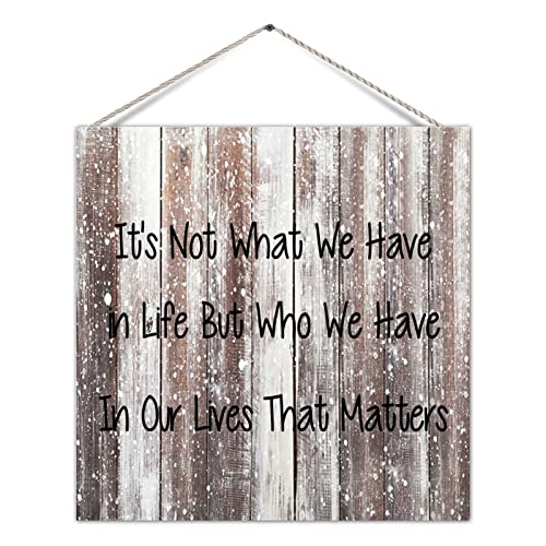 Shabby Chic Style Wooden Sign Plaque It's Not What We