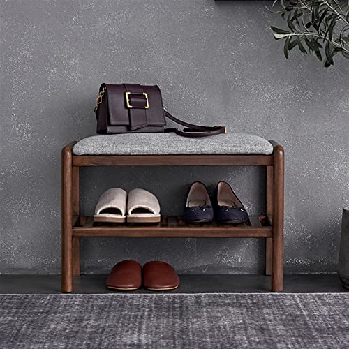 Meuble à chaussures compact en bois marron pour optimiser les petits espaces - 3