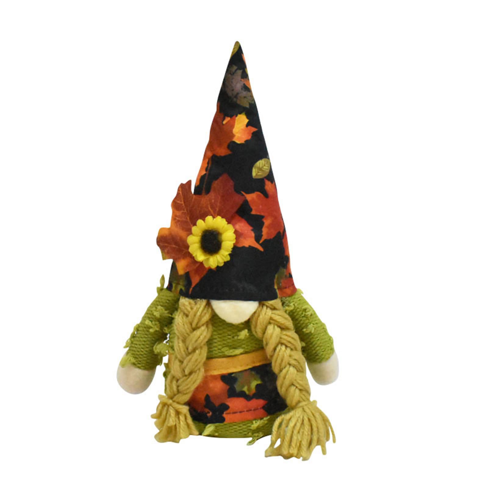 Hsioluted Lovely Thanksgiving Decoration Rudolf for Doll Long Cap Rudolf Design Dwarf Figurine for Doll Harvest Ornam Gnomes Decorations for Home Kitchen