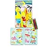 Sesame Street Paint With Water Super Set for Girls Kids Bundle ~ Deluxe Mess-Free Book with Water Surprise Brush, Mini Coloring Book, and Stickers (Sesame Street Party Supplies) #2