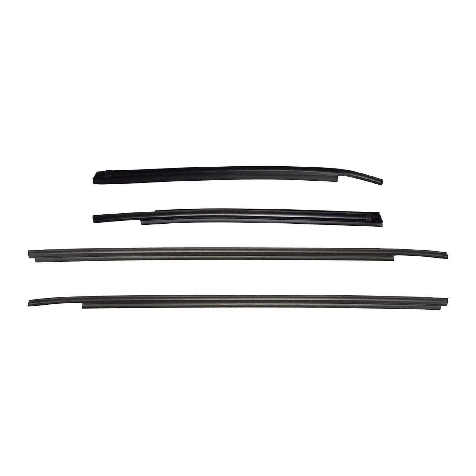 Automotive Window Seals Car Window Seals Compatible with Toyota for Tundra Double Cab 2007-2018 Outside Window Door Belt Weatherstrip Seal Trim Molding