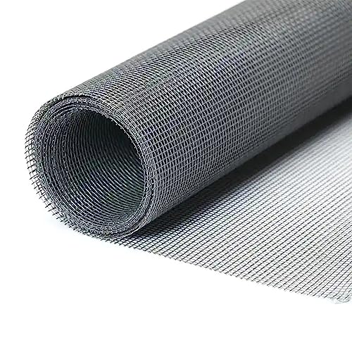 TGBHM Stainless Steel Window Screen Roll 304 Stainless Steel Woven Wire Metal Window Screen Mesh Roll Security Mesh Roll for Door Screen,1x1m