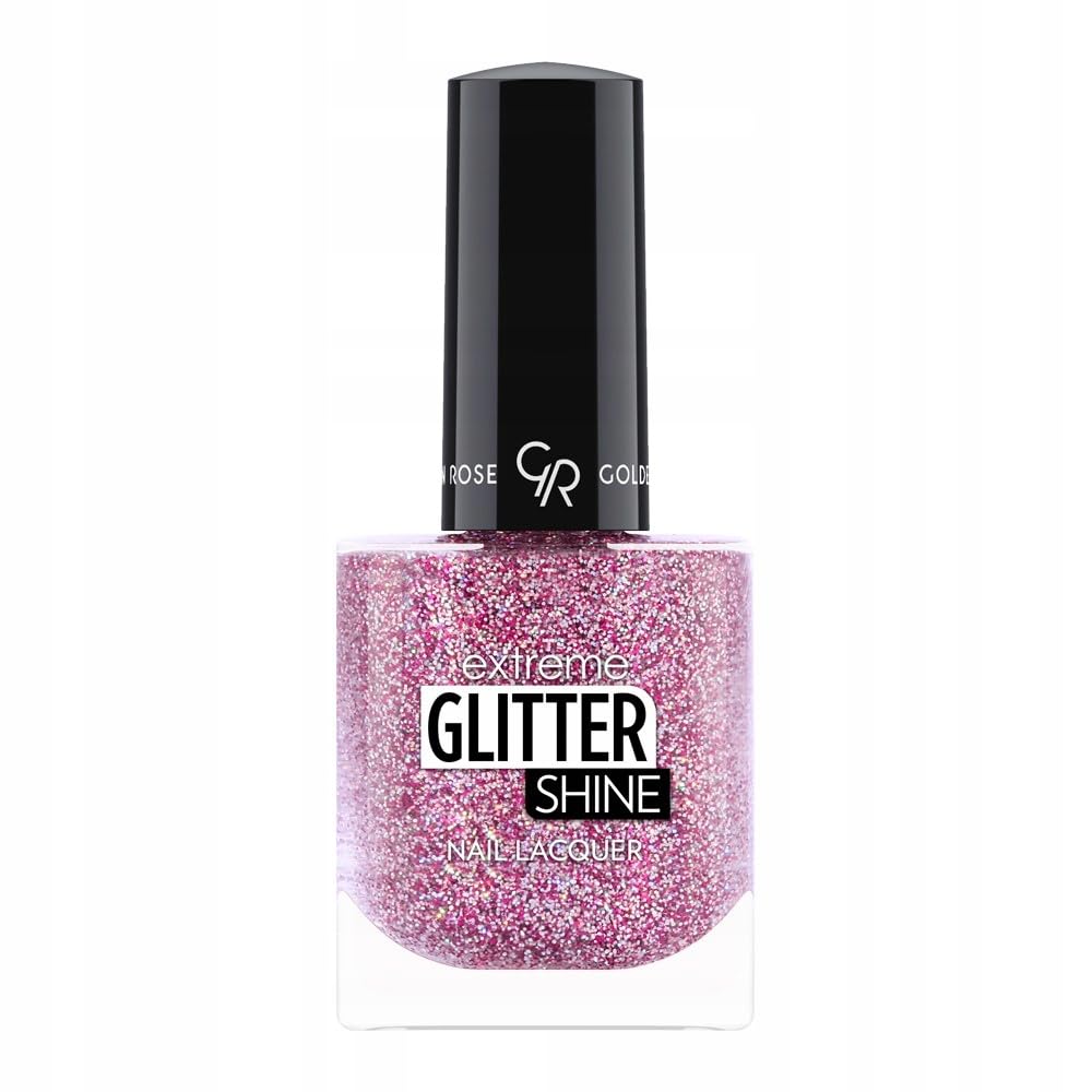 Golden Rose Glitter Shine Nail Lacquer No:208